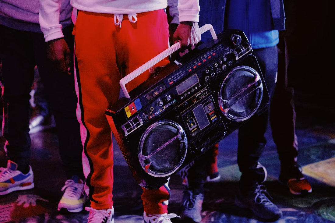 Ghetto Blaster in NYC playing rap music