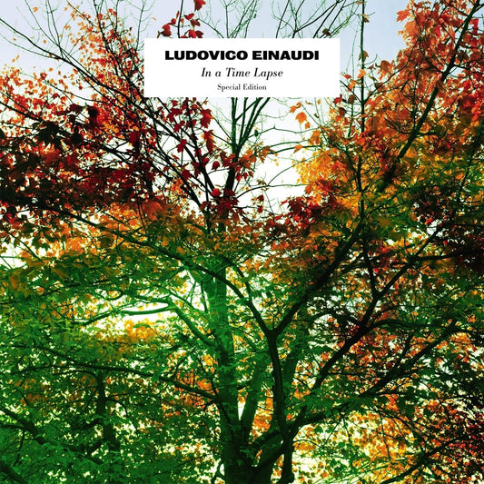 Ludovico Einaudi “In A Time Lapse” CD cover with autumn tree.