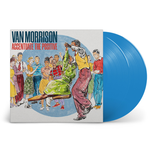 Van Morrison “Accentuate The Positive” 2LP vinyl record with blue discs.