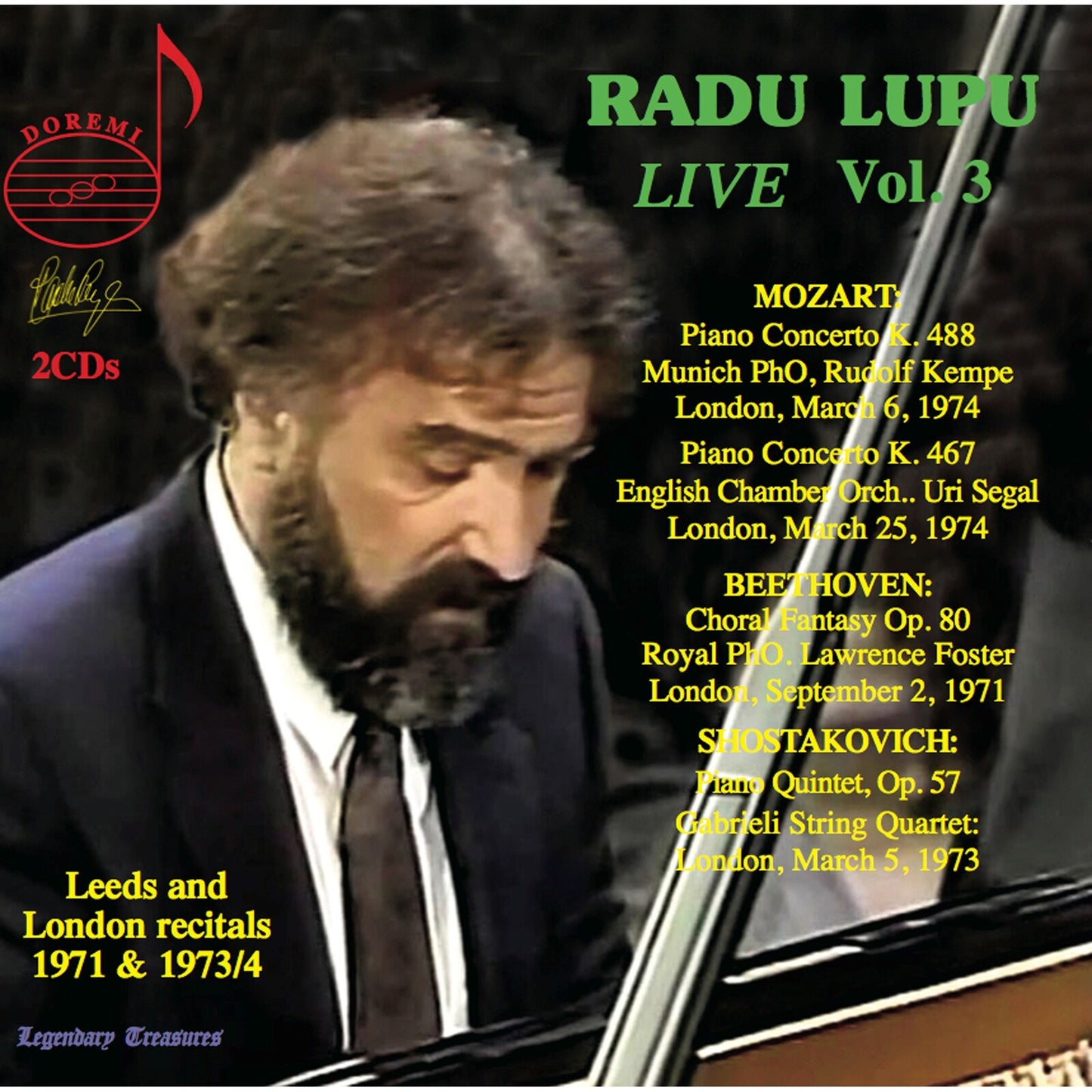 Radu Lupu/munich Phil Orch - Radu Lupu - Live Vol 3 [CD]