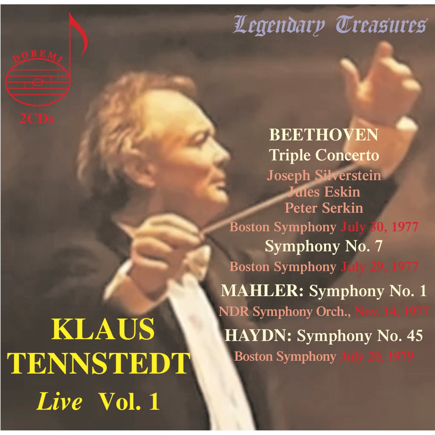 Tennstedt/boston So/ndr So - Klaus Tennstedt - Live Vol 1 [CD]