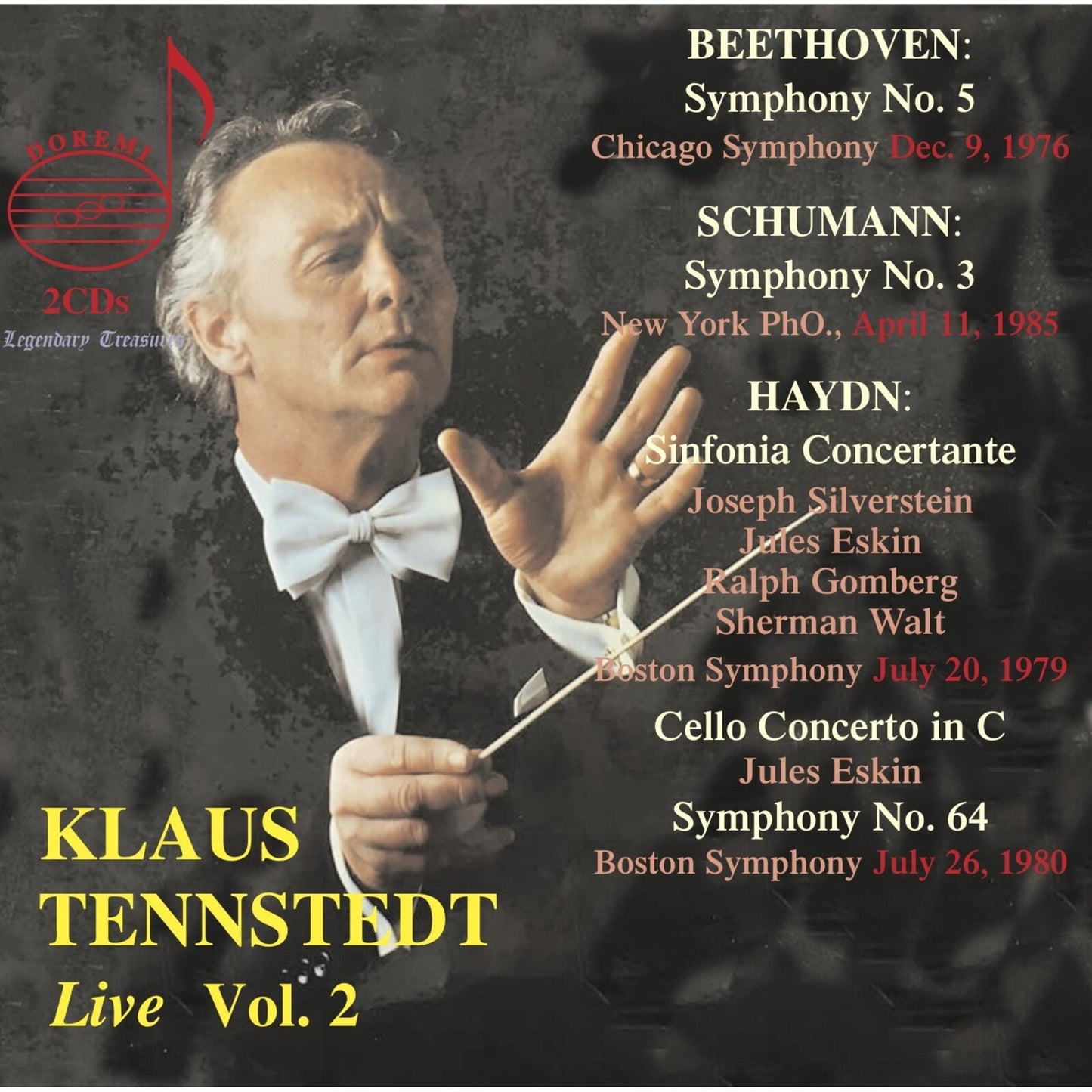 Tennstedt/chicago So/ny Po - Klaus Tennstedt - Live Vol 2 [CD]
