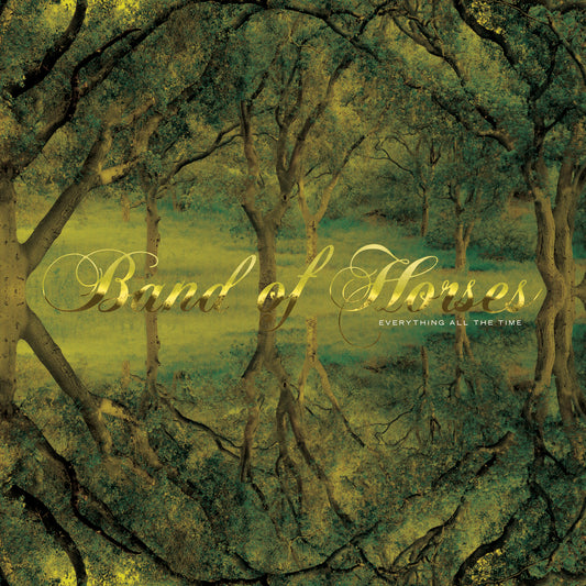 Album cover for Band of Horses’ “Everything All The Time” with tree branches.