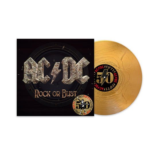 Ac/dc - Rock Or Bust (50th Anniversary Edition) (Gold Vinyl) [VINYL]