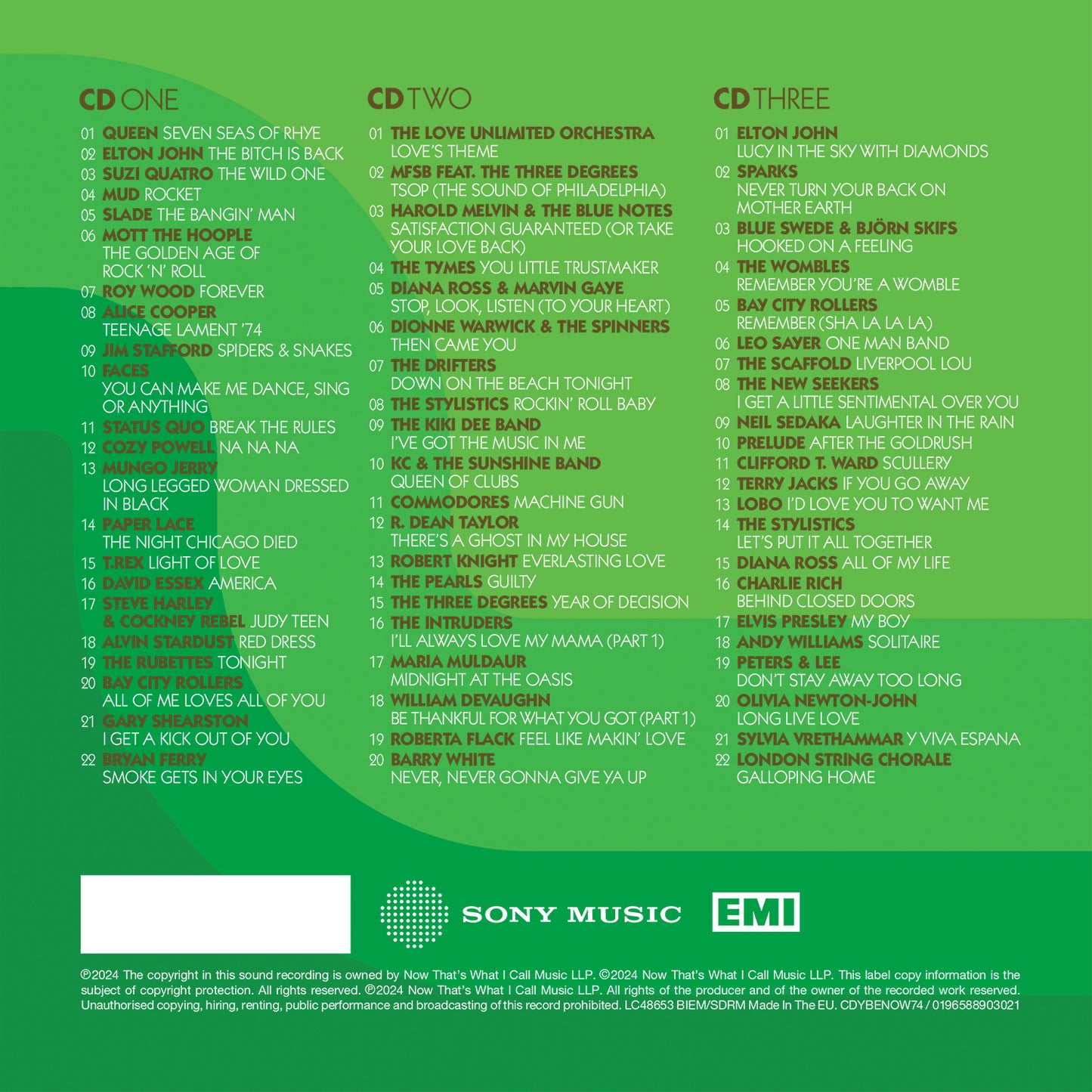 Various - NOW - Yearbook Extra 1974 [CD]