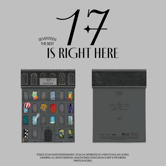 SEVENTEEN - SEVENTEEN BEST ALBUM '17 IS RIGHT HERE' [CD]