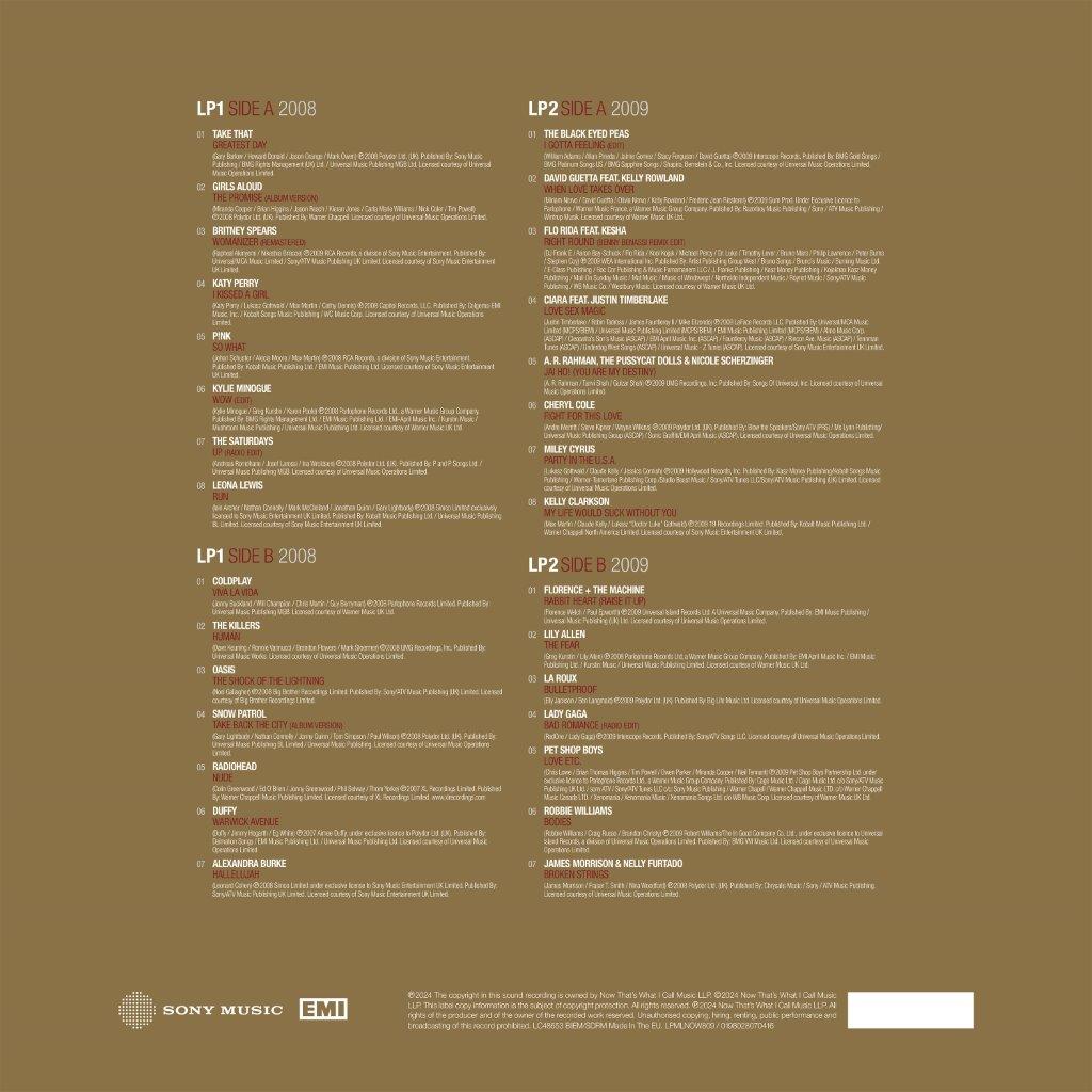 VARIOUS - NOW - MILLENIUM 2008 - 2009 [VINYL]