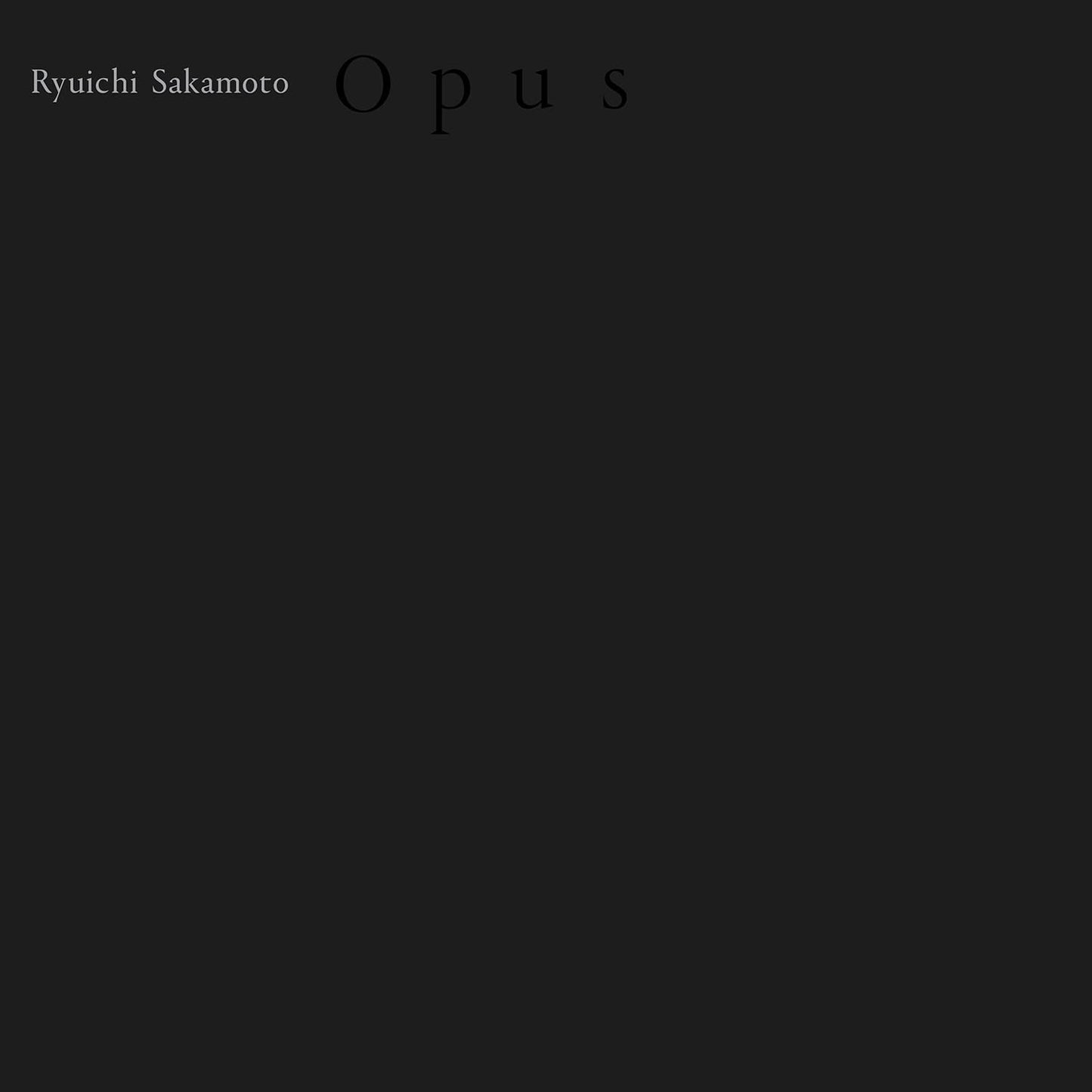 Ryuichi Sakamoto - Opus [VINYL]