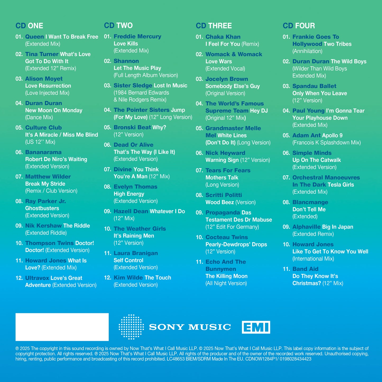 Various - NOW 12" 80s: 1984 - Part 1 [CD]