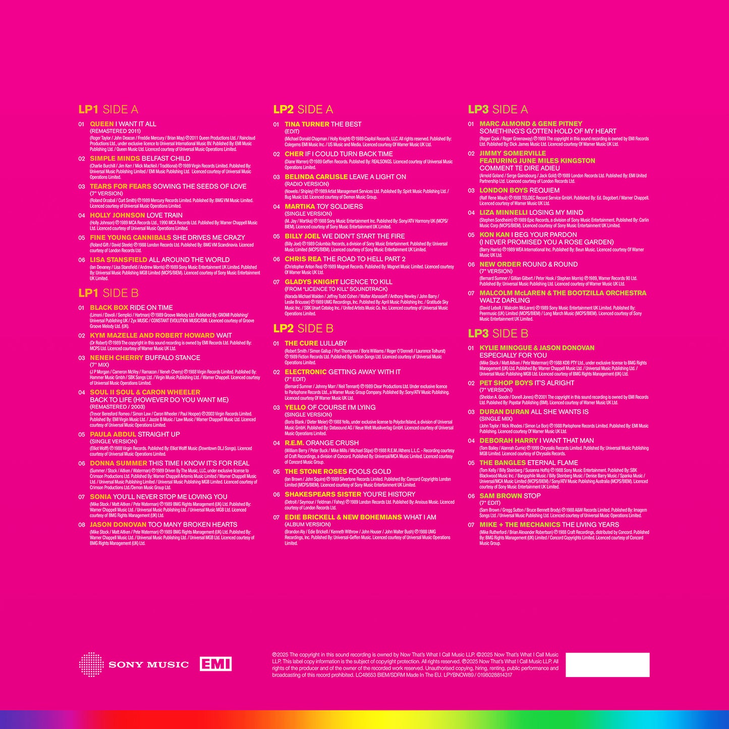 Various - NOW - Yearbook 1989 (Pink LP) [VINYL]