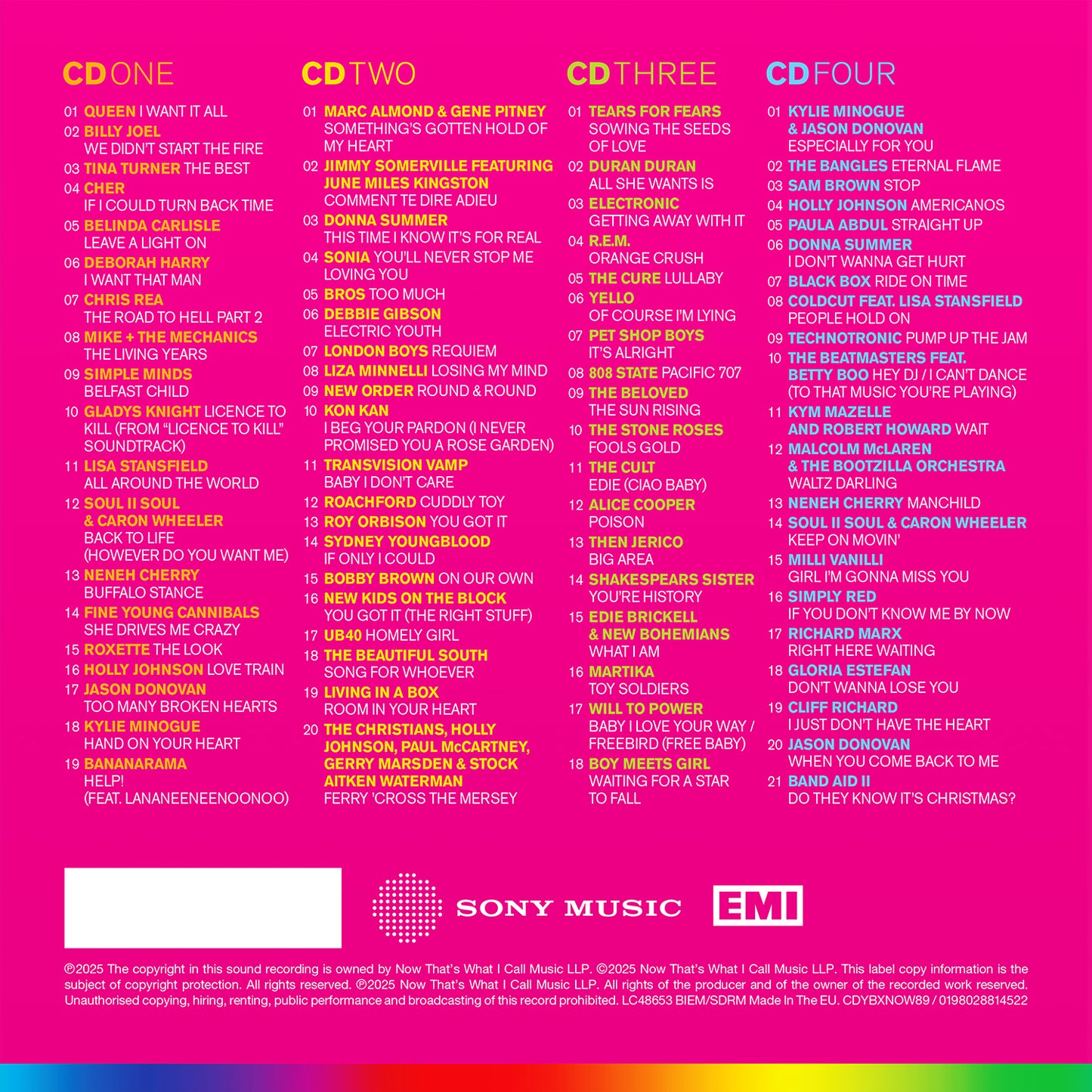 Various - NOW - Yearbook 1989 (Deluxe) [CD]