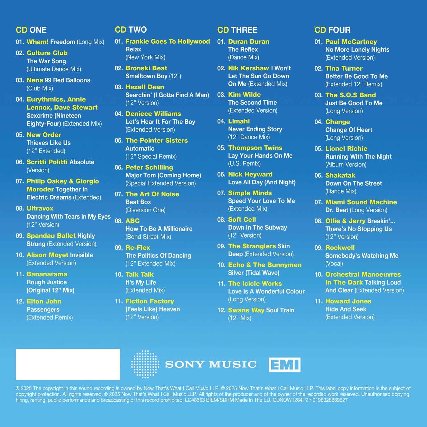 Various - NOW 12" 80s: 1984 - Part 2 [CD]