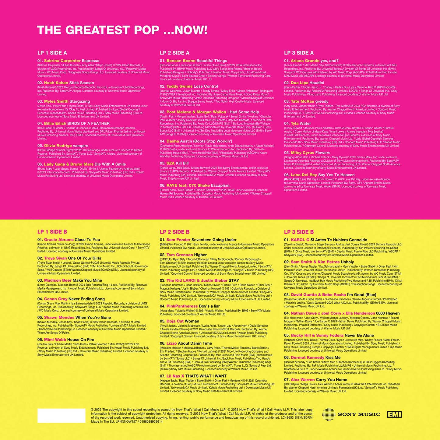 Various - NOW Thats What I Call…POP! [VINYL]