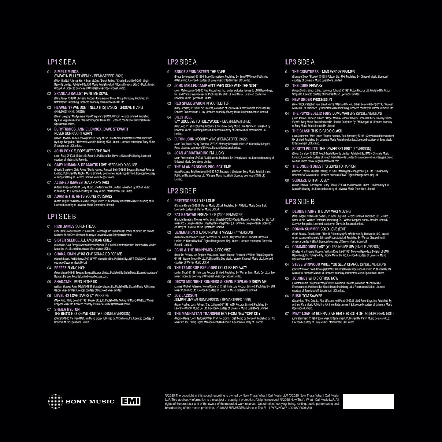 Various - NOW Yearbook The Vault 1981 (Purple LP) [VINYL]