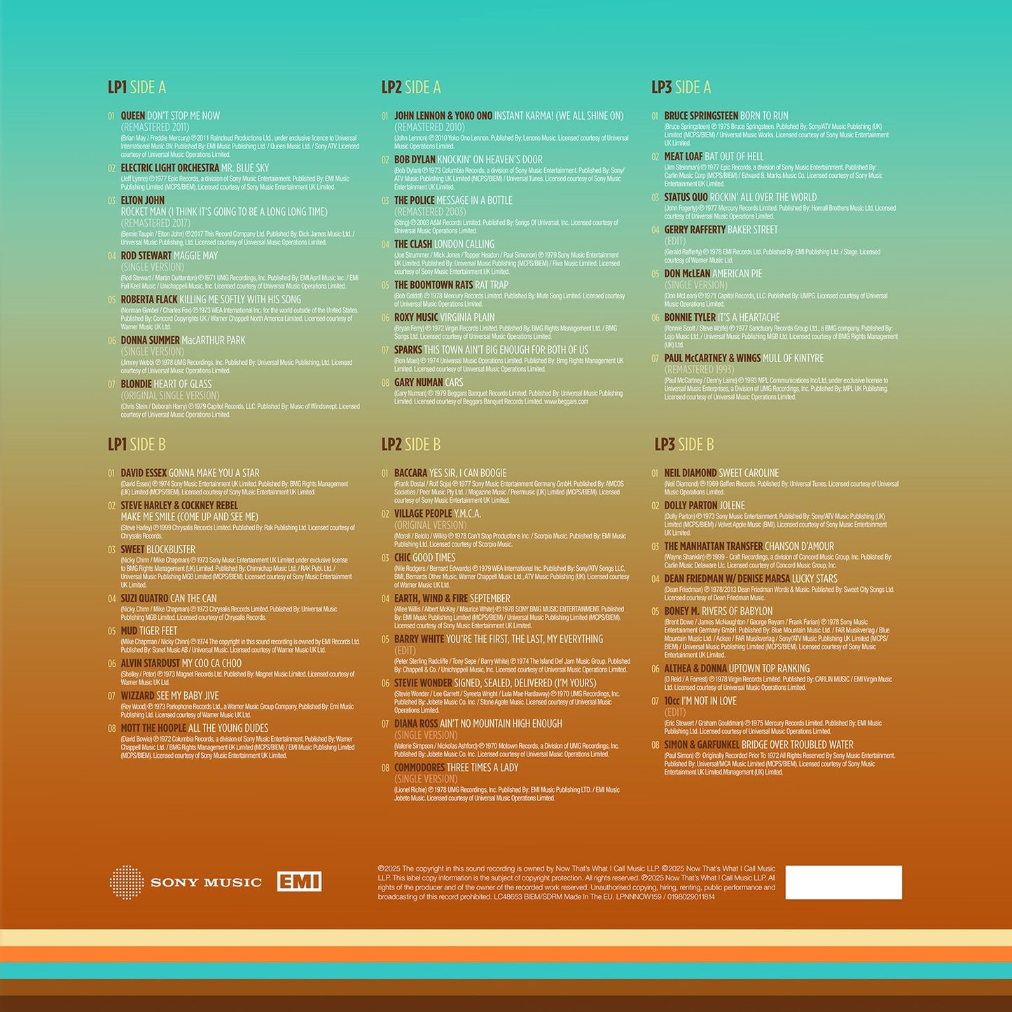 Now That's What I Call The 70's (Coloured 3LP - Orange/Beige/Brown) [VINYL]