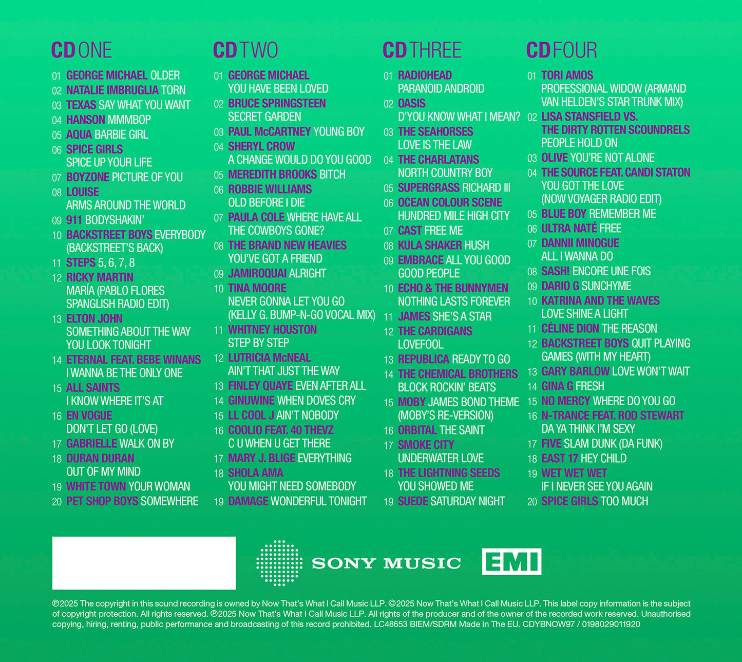 Various - NOW - Yearbook 1997 [CD]