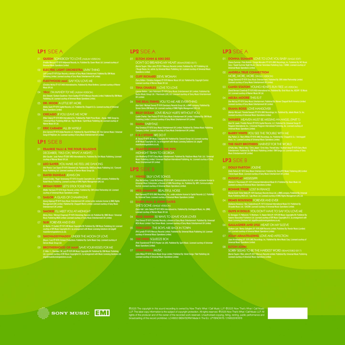 Various - NOW - Yearbook 1976 (Green LP) [VINYL]