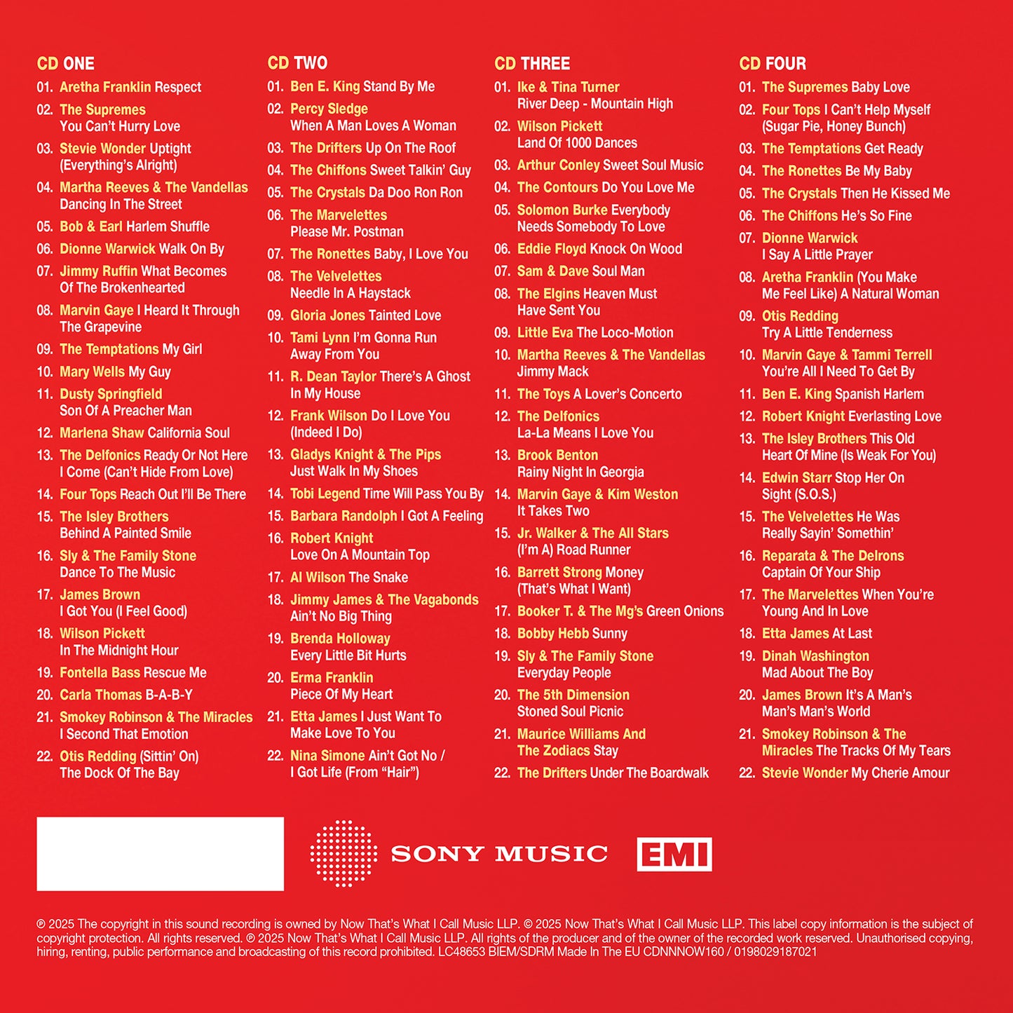 Various - NOW Thats What I Call 60s Soul [CD]