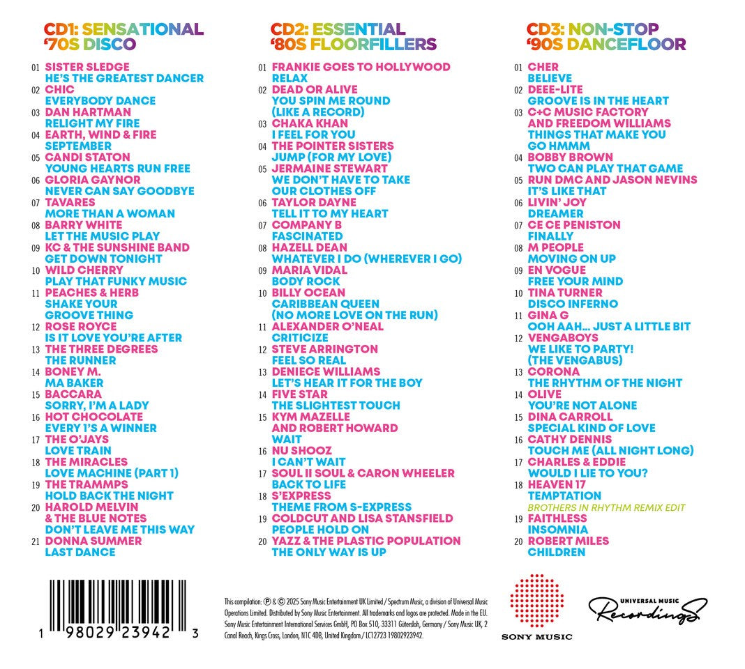 Various - Decades of Dance 70s 80s 90s [CD]