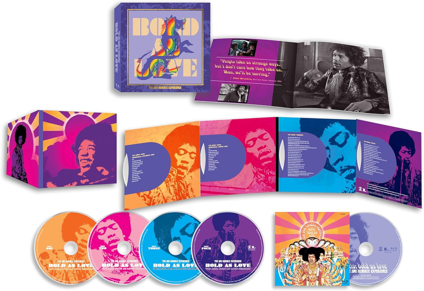 Jimi Hendrix Experience - Bold As Love (4CD+BD) [CD]