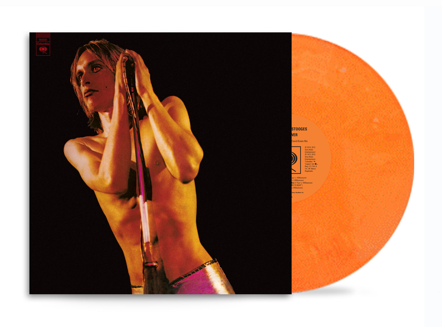 Iggy & The Stooges - Raw Power 1LP classic version (Orange & White Marble) (NAD) [VINYL]