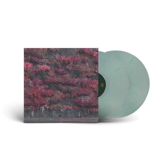 Blue vinyl LP of Sleep Token’s “Even In Arcadia” with floral cover art.