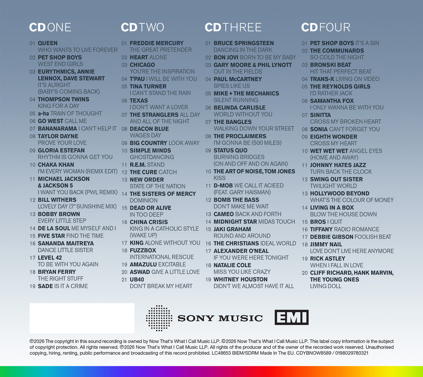 Various - NOW – Yearbook 1985-1989 [CD]