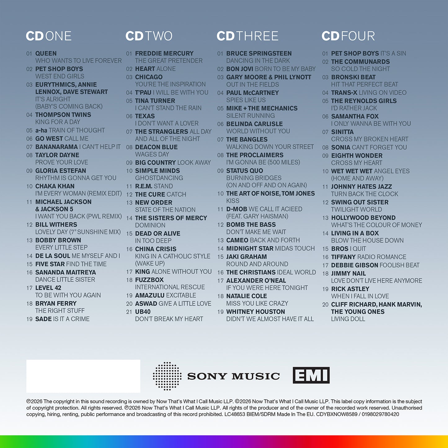 Various - NOW – Yearbook 1985-1989 (Deluxe) [CD]