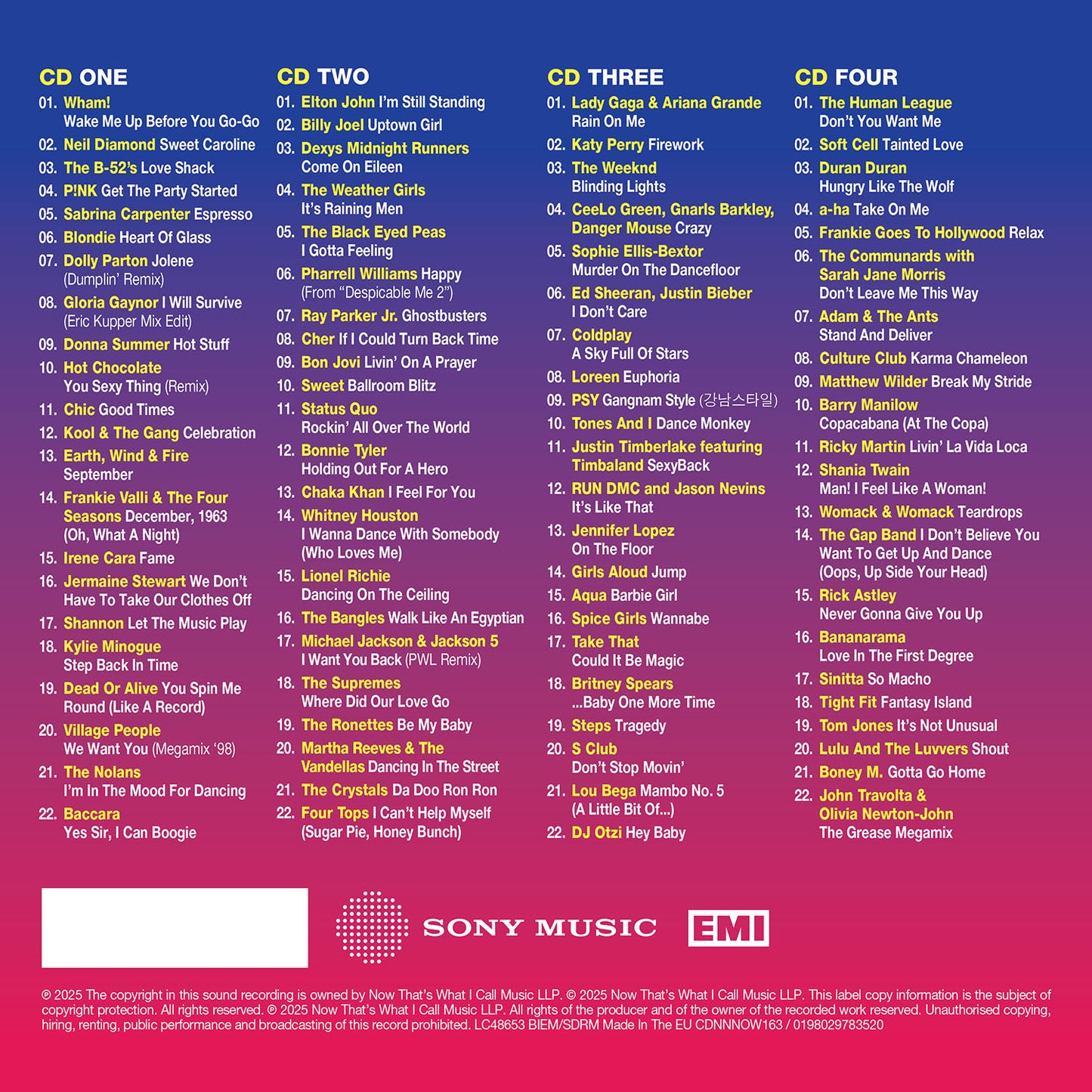 Various - NOW That’s What I Call The Ultimate Party [CD]