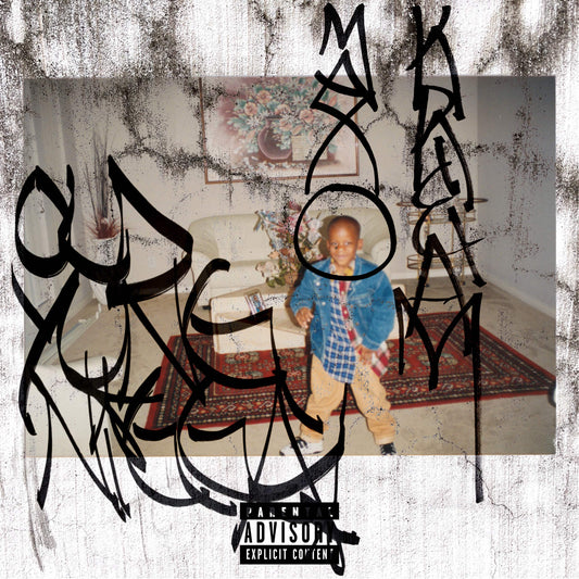 CD cover for Maxo Kream’s “O.Y.N” featuring a childhood photo.