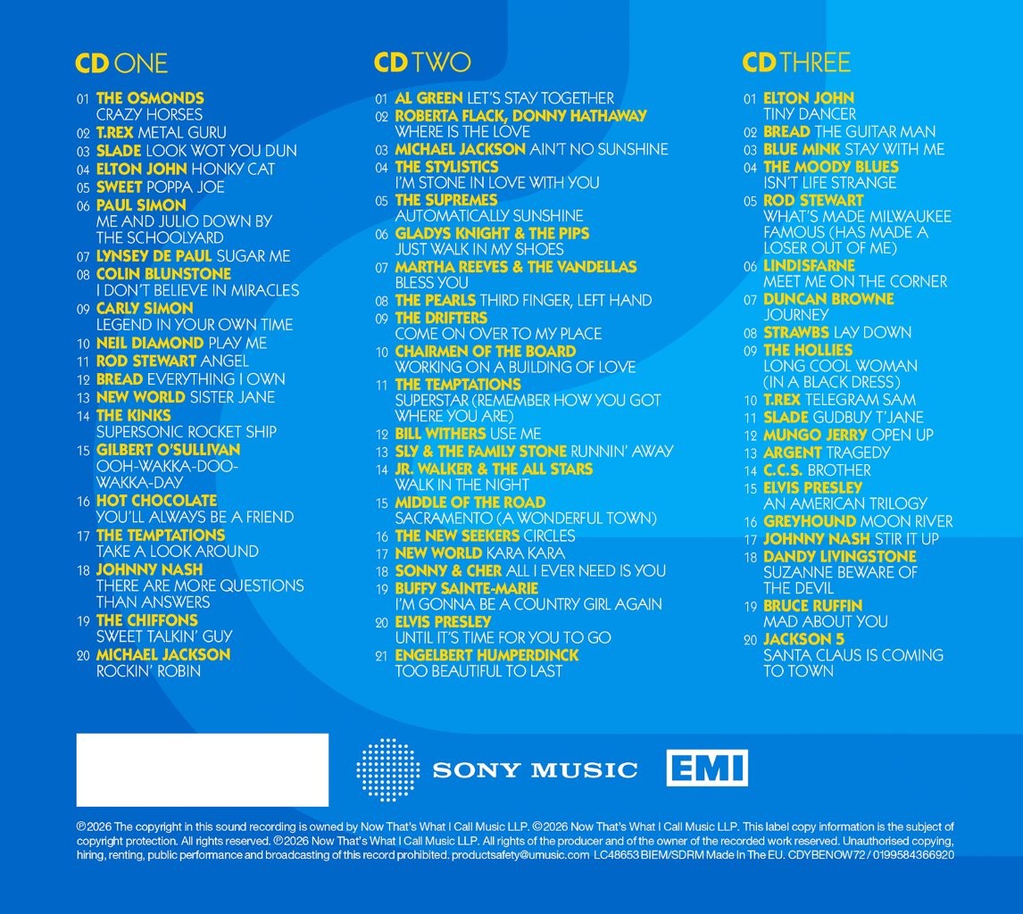 Various - Now Yearbook Extra 1972 [CD]