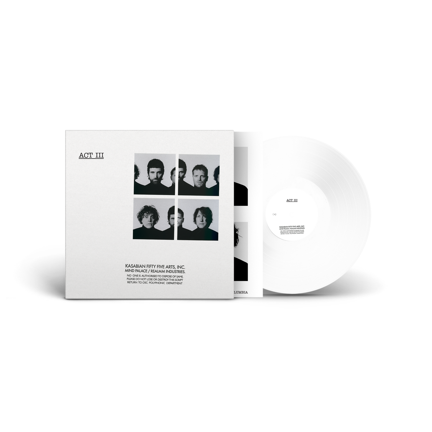 Kasabian - ACT III (Indies Exclusive White LP) [VINYL]