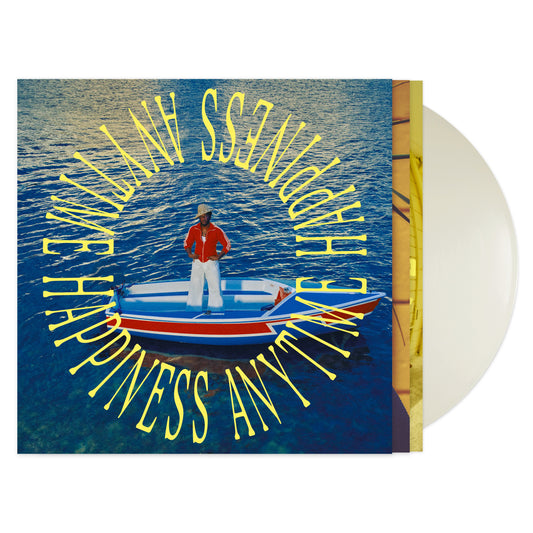 Leon Bridges vinyl record with a man in a boat on the cover.