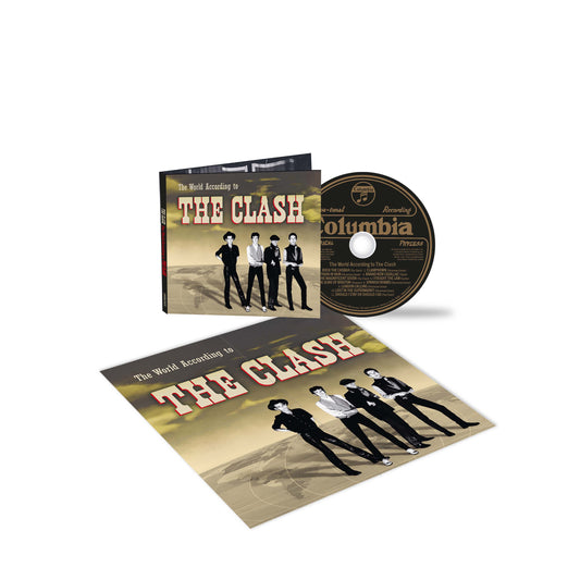 The Clash CD with band photo, booklet, and case on white background.
