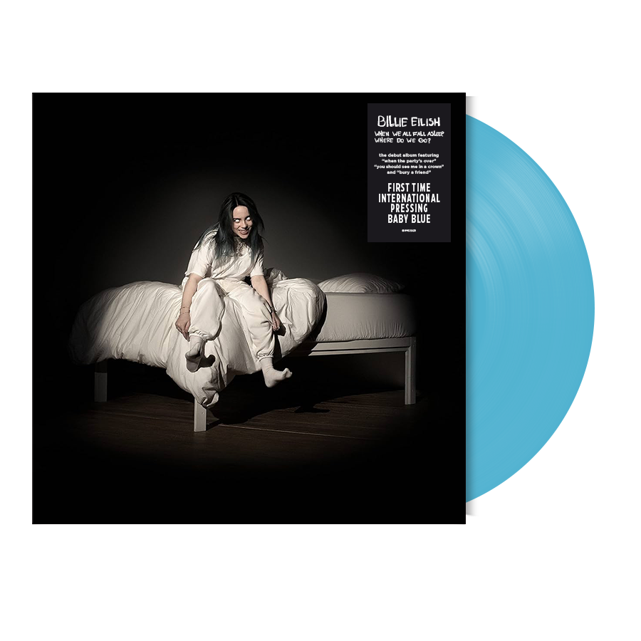 Billie Eilish  - WHEN WE ALL FALL ASLEEP (blue LP) [VINYL]