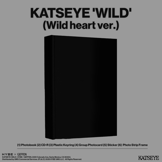 KATSEYE - WILD (Wild Heart Vers.) [CD]
