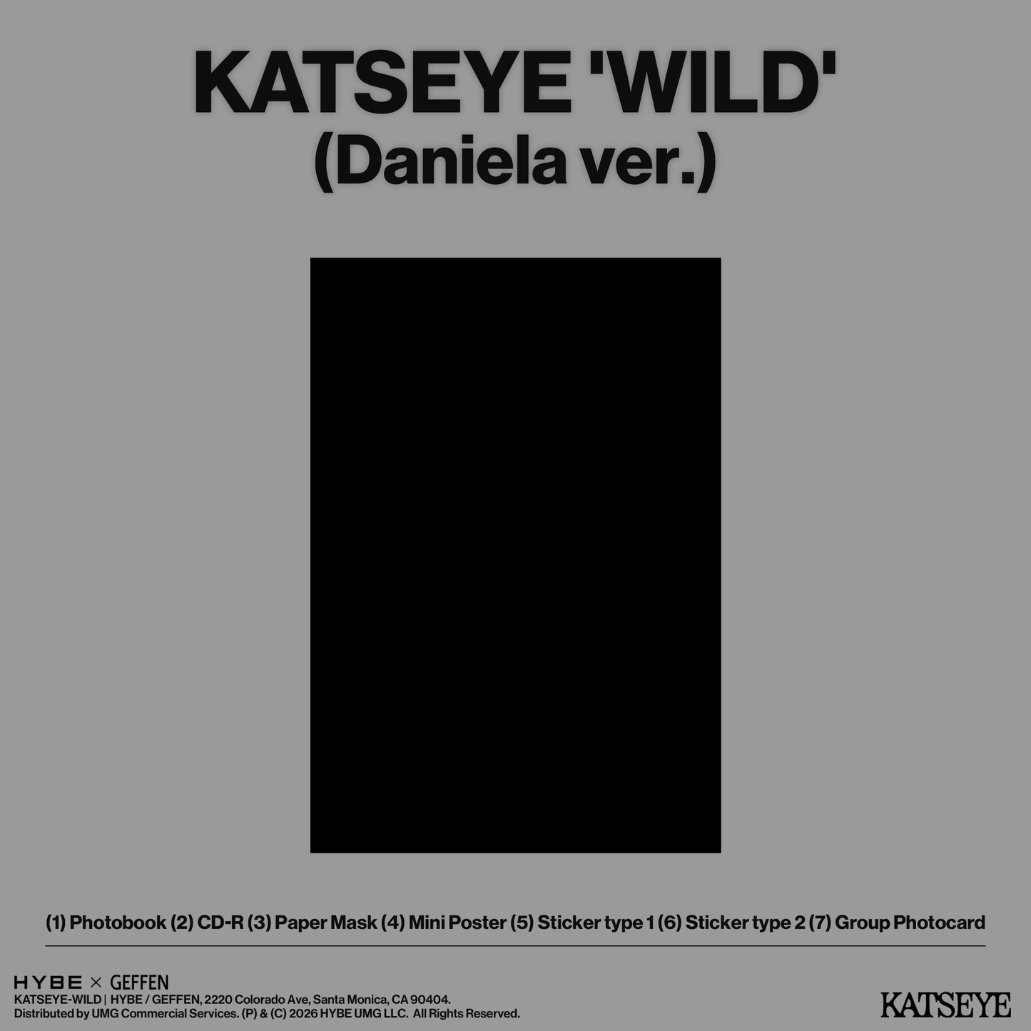 KATSEYE - WILD (Daniela Ver.) [CD]
