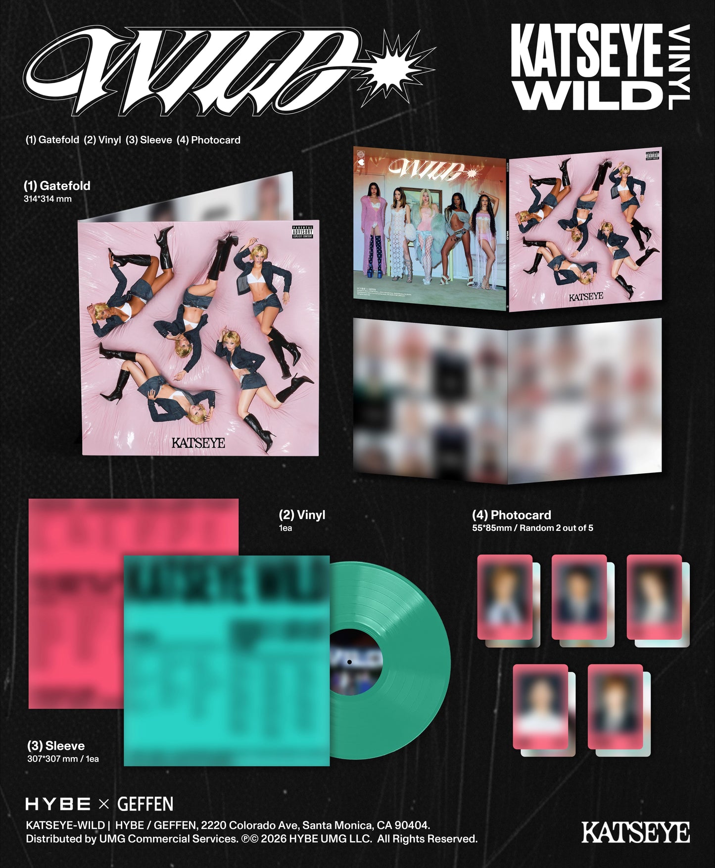 KATSEYE - WILD (Precious Jade) [VINYL]