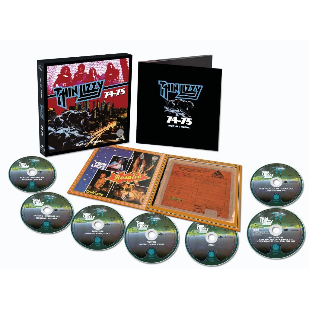 Thin Lizzy - 74-75 - Night Life / Fighting (7CD+BD) [CD]