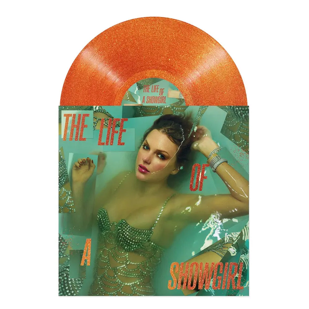 Taylor Swift - The Life of a Showgirl: Sweat And Vanilla Perfume Orange Glitter LP (Incl. Free Chalkys.com Tote*) [VINYL]