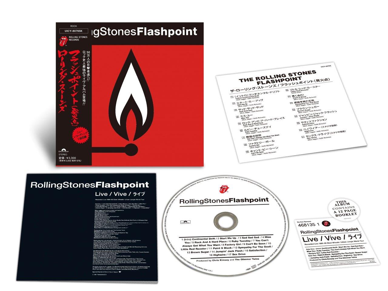 The Rolling Stones - Flashpoint (1991) [CD]
