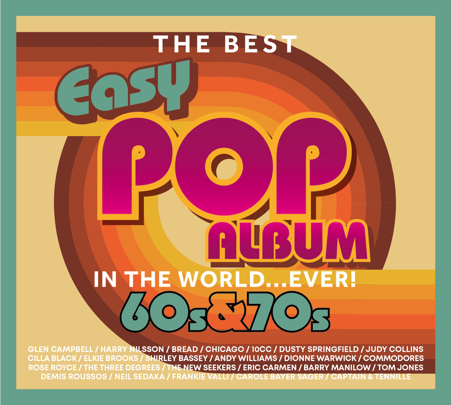 Various - The Best Easy Pop Album 60s & 70s ITWE [CD]