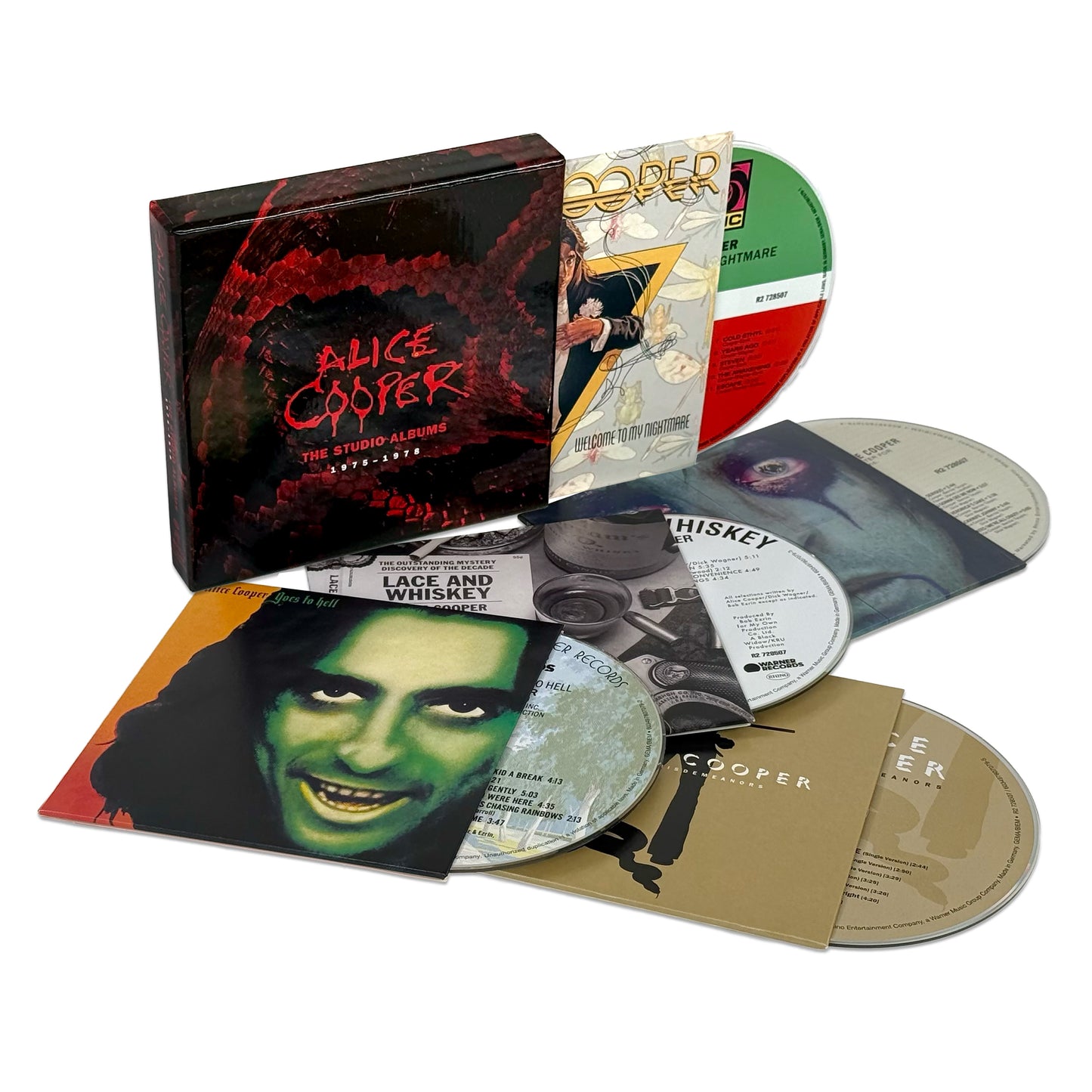 Alice Cooper - The Studio Albums: 1975 - 1978 [CD]