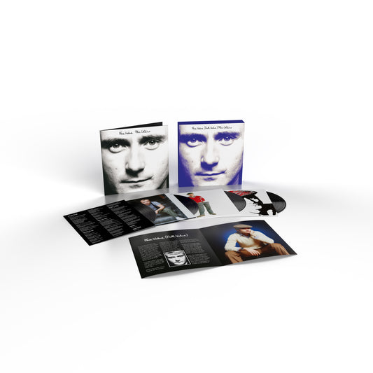 Phil Collins "Face Value" vinyl record with album artwork and inserts.