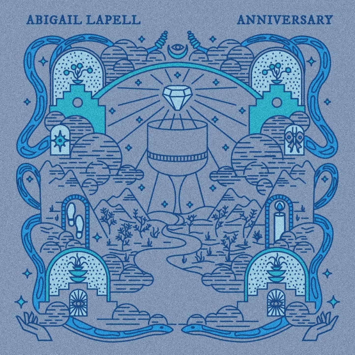 Abigail Lapell - Anniversary (Aqua Blue Vinyl) [VINYL]