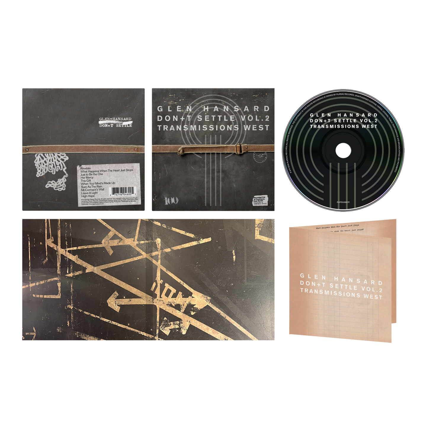 Glen Hansard - Don+t Settle (Vol. 2 Transmissions West) [CD]