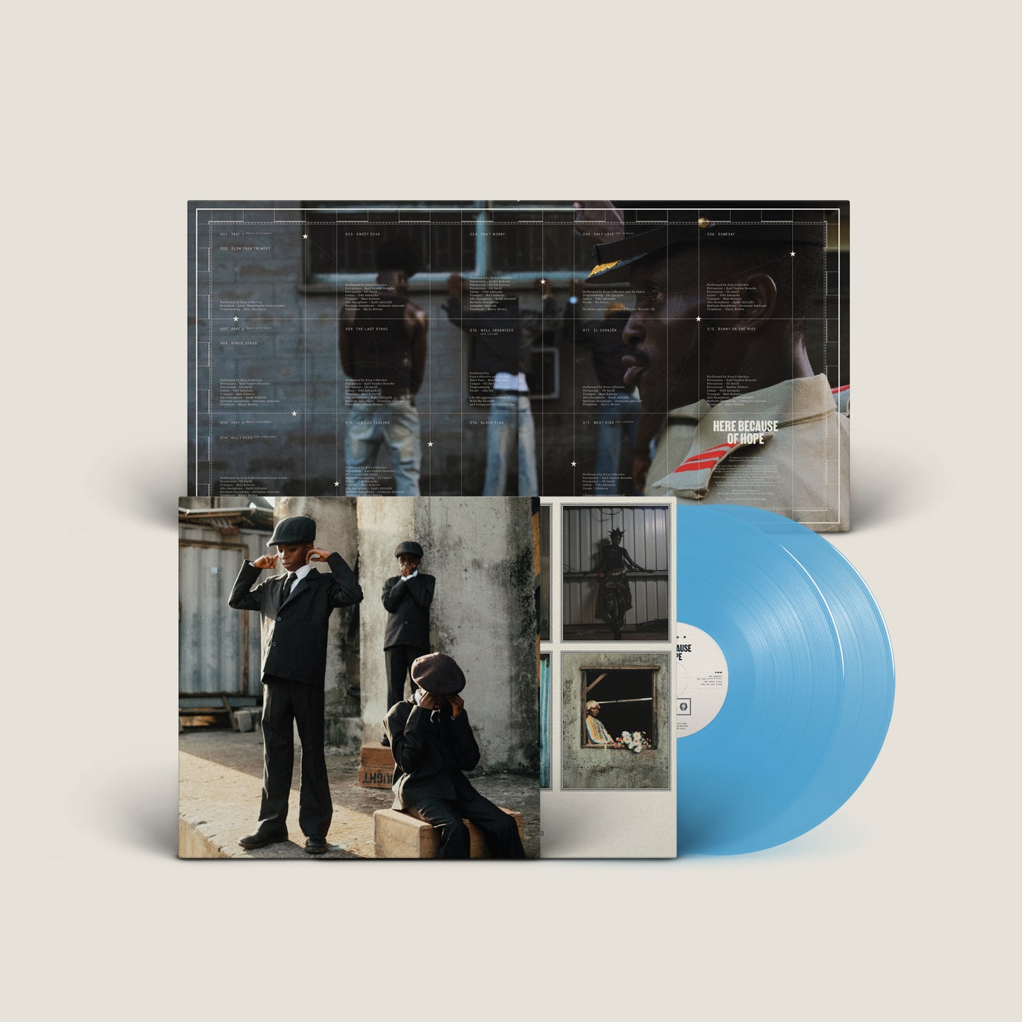 Ezra Collective - Here Because of Hope (Blue LP) [VINYL]
