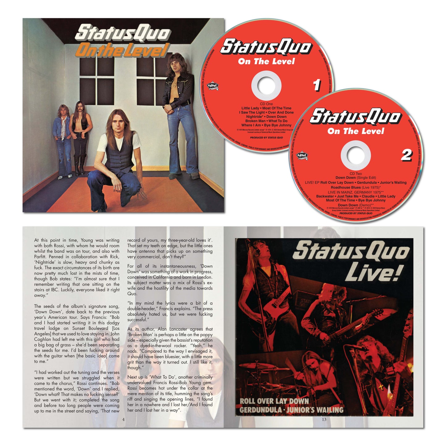 Status Quo - On The Level (50th Anniversary NAD) [CD]