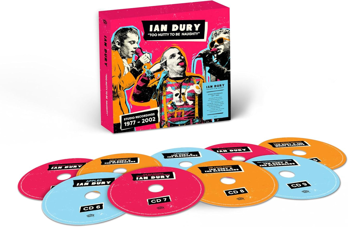 Ian Dury - Too Nutty To Be Naughty (9CD) [CD]