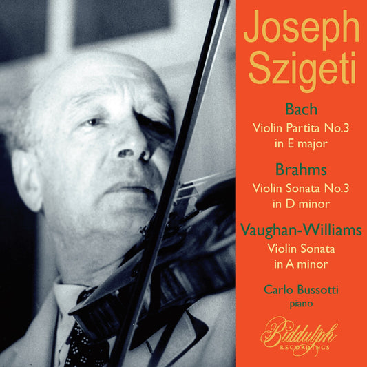 Szigeti/bussotti - Szigeti Plays Bach/brahms/vw [CD]
